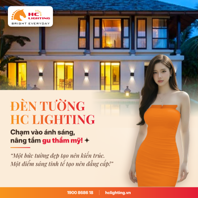 ĐÈN TƯỜNG TRANG TRÍ HC LIGHTING – ĐIỂM NHẤN ÁNH SÁNG, NÂNG TẦM KHÔNG GIAN SỐNG ĐÈN TƯỜNG TRANG TRÍ HC LIGHTING – ĐIỂM NHẤN ÁNH SÁNG, NÂNG TẦM KHÔNG GIAN SỐNG