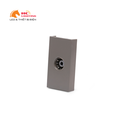 Hạt ổ cắm anten tivi - Màu ghi 