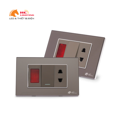 Mặt 2 lỗ Màu ghi