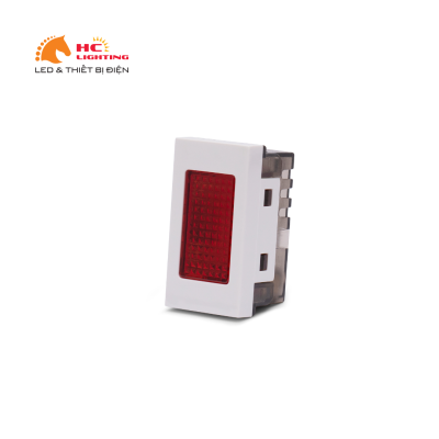 Hạt đèn báo đỏ - Màu trắng 