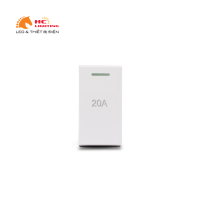 Hạt công tắc 2 cực 20A - Màu trắng 