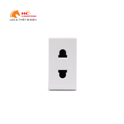 Hạt ổ cắm đơn - Màu trắng