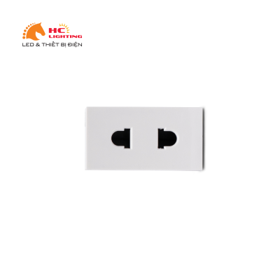 Hạt ổ cắm đơn - Màu trắng
