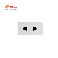 Hạt ổ cắm đơn - Màu trắng