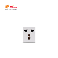 Hạt ổ cắm đơn 3 chấu 16A - Màu trắng 