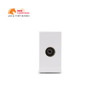 Hạt ổ cắm anten tivi - Màu trắng
