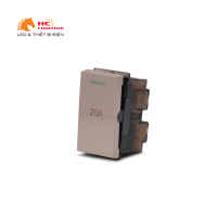 Hạt công tắc 2 cực 20A - Màu vàng 