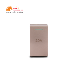 Hạt công tắc 2 cực 20A - Màu vàng 