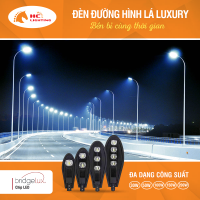 ĐÈN ĐƯỜNG HÌNH LÁ LUXURY - BỀN BỈ VỚI THỜI GIAN