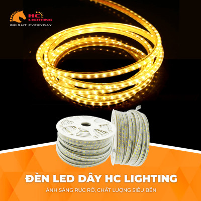 NHỮNG LOẠI ĐÈN LED DÂY SIÊU SÁNG TỐT NHẤT HIỆN NAY