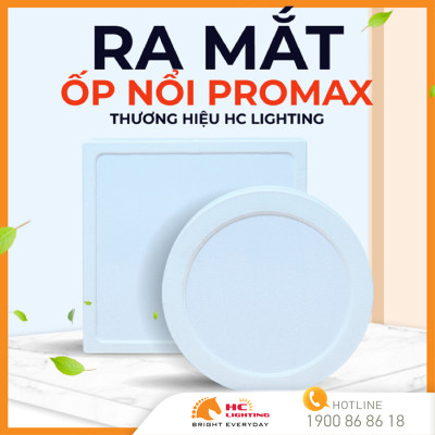 RA MẮT ĐÈN ỐP NỔI PROMAX: SẢN PHẨM GIÁ CẠNH TRANH NHẤT THỊ TRƯỜNG