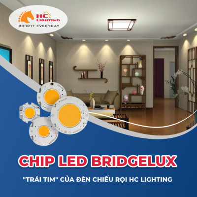 CHIP LED BRIDGELUX – "TRÁI TIM" CỦA ĐÈN CHIẾU RỌI HC LIGHTING 